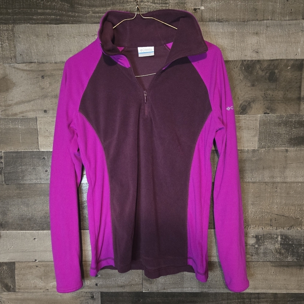Columbia Deep Plum Fleece Pullover
